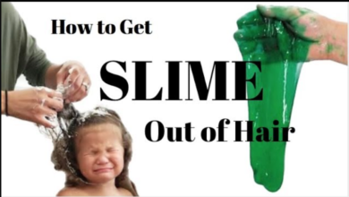 How to Get Slime Out of Hair