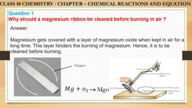 Why Should a Magnesium Ribbon be Cleaned Before Burning in Air
